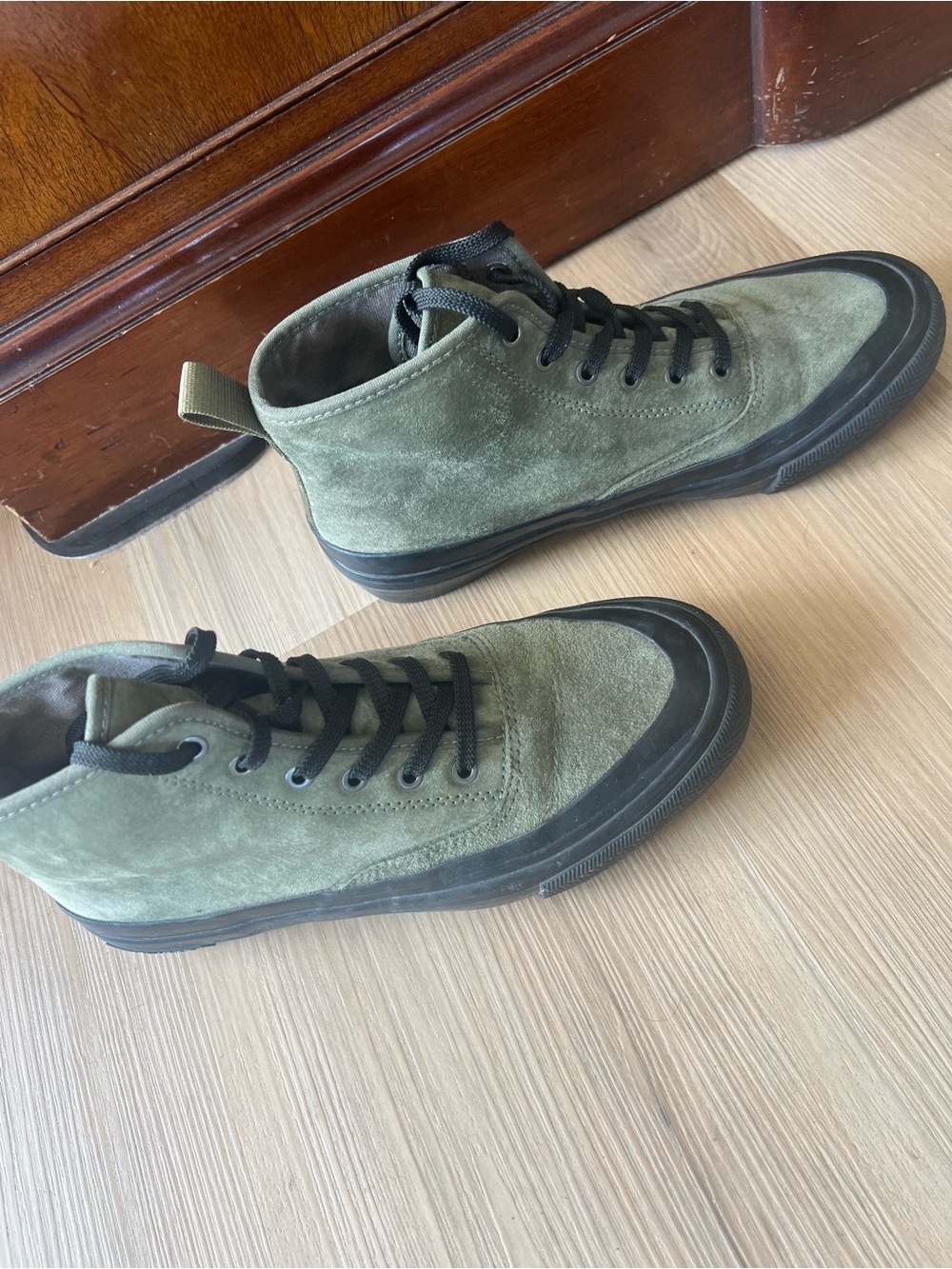 SeaVees Mariners Ankle Boots in Green • 8.5 - Picture 3 of 9